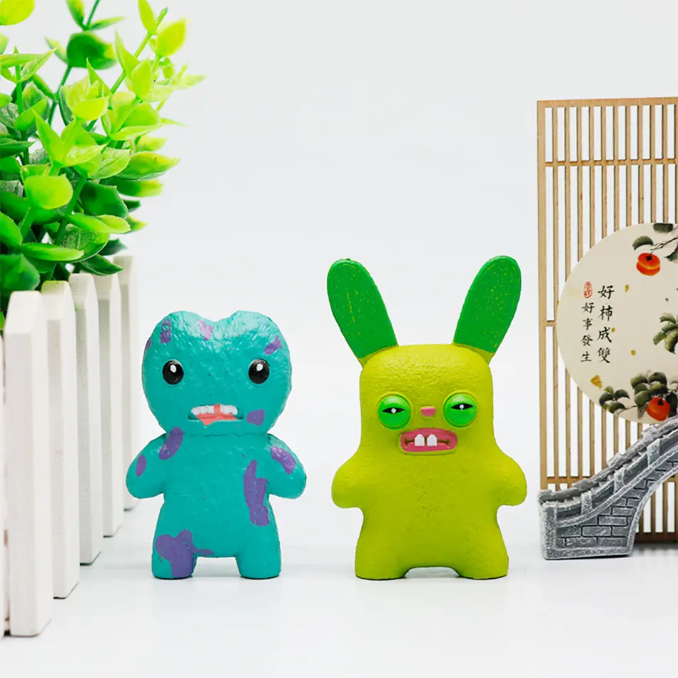2025 12Pcs/Set Funk Teeth Treasure Cute Teeth Monster Series Blind Box Figure Ugly Cute Trendy Toys Plastic Toys Childrens Gifts