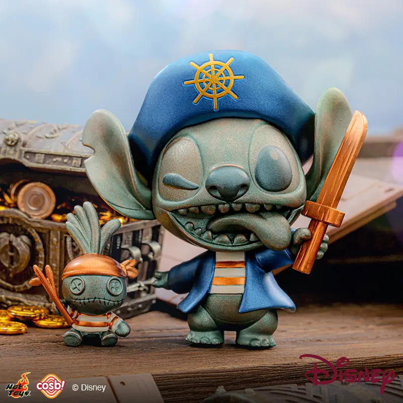 Disney Hot Toys Genuine Mickey Mouse & Friends (Pirate Version) Mini Figure Blind Box Cosbi Series Collectible Edition Toys