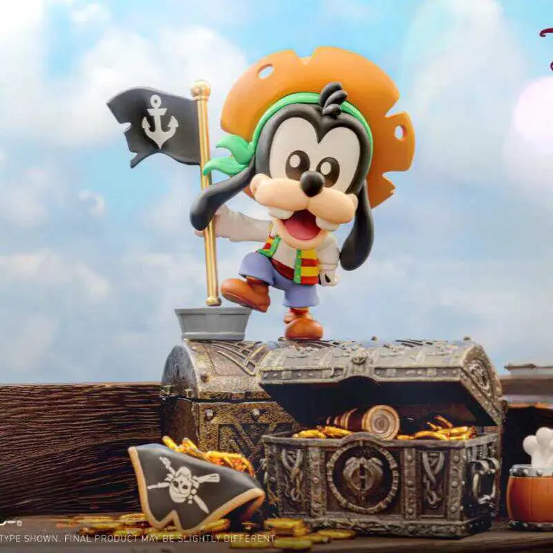 Disney Hot Toys Genuine Mickey Mouse & Friends (Pirate Version) Mini Figure Blind Box Cosbi Series Collectible Edition Toys