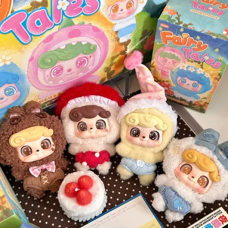Q Kid Fantasy Fairy Tale Blind Box - Handmade Cute Cartoon Mystery Collectible Toy for Desktop Decoration Trendy Surprise Gift