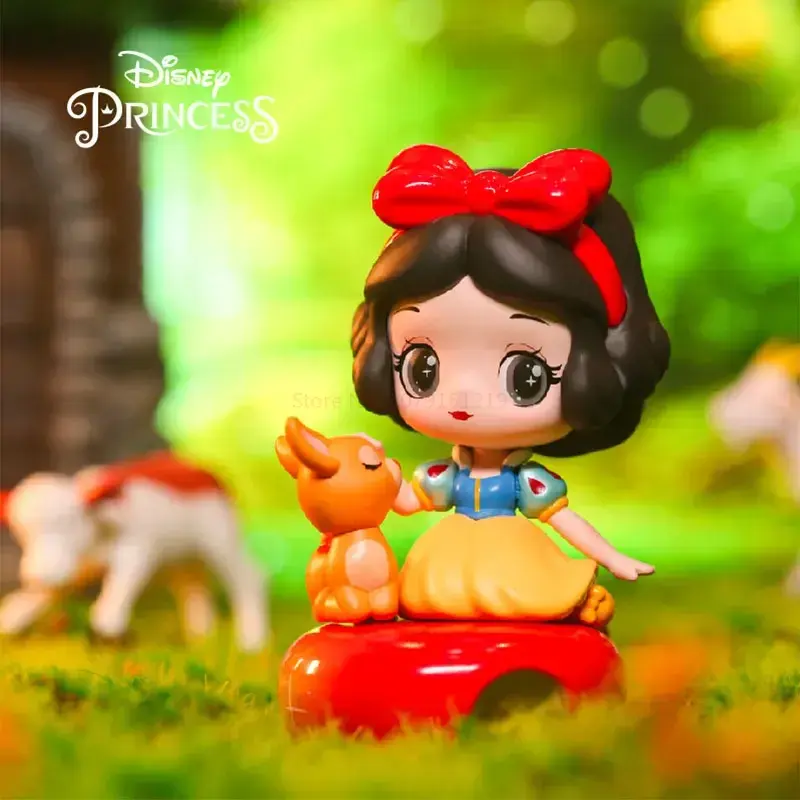 Genuine Disney  Series  Fairy Tale Town Trend Toys Ornament Girl Birthday Christmas Gift Collection Figure Model Toys Gift