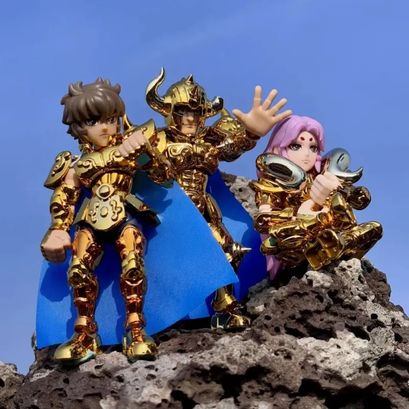 Genuine Kayou Saint Seiya Figure Holy Cloak Awakening Peripheral Doll Model Rare Kayou Anime Figure Game Hobby Toy Birthday Gift