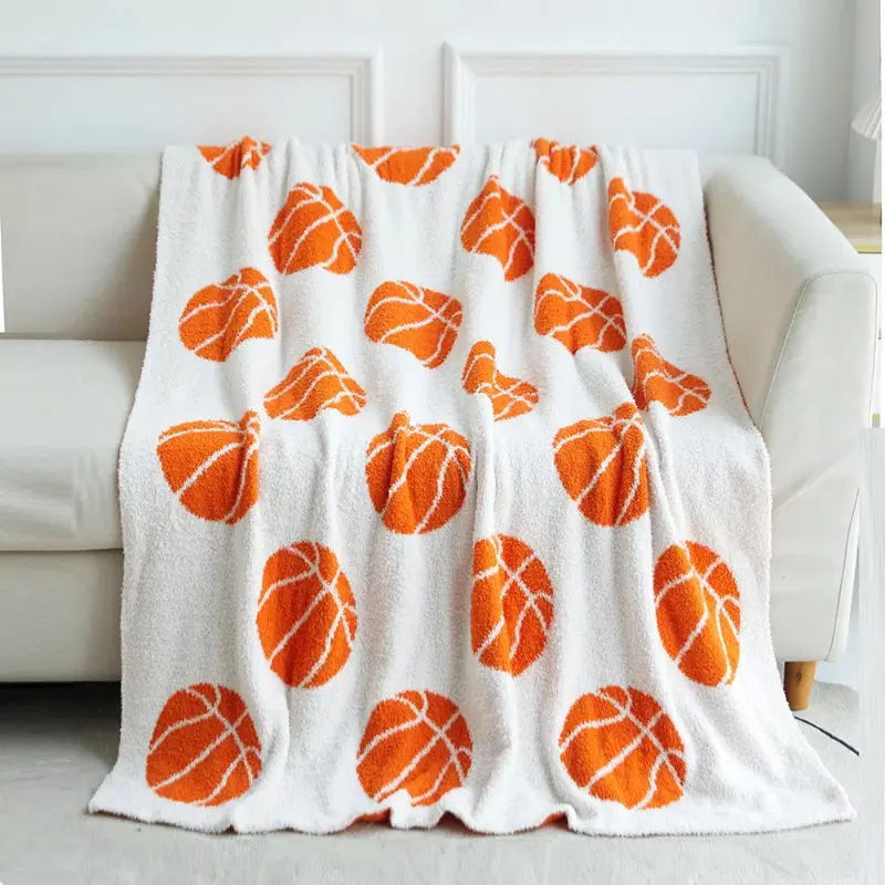 Print Blanket Soft Warm Fleece Blanket Teen Boys Basketball Anime Blanket Throw Blanket Bed Sofa Nap Office Travel Blanket