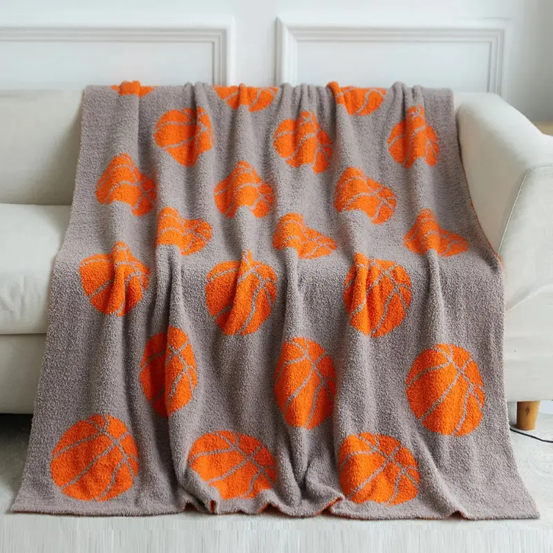 Print Blanket Soft Warm Fleece Blanket Teen Boys Basketball Anime Blanket Throw Blanket Bed Sofa Nap Office Travel Blanket