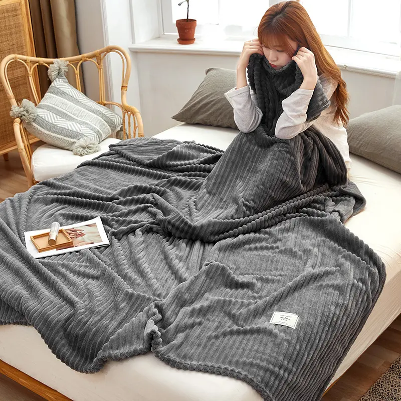 New Pattern Throw Blanket for Sofa Winter Blanket King Size Home Warm Plaid Comforter Bedspread Bedding Sheet Thick Magic Velvet
