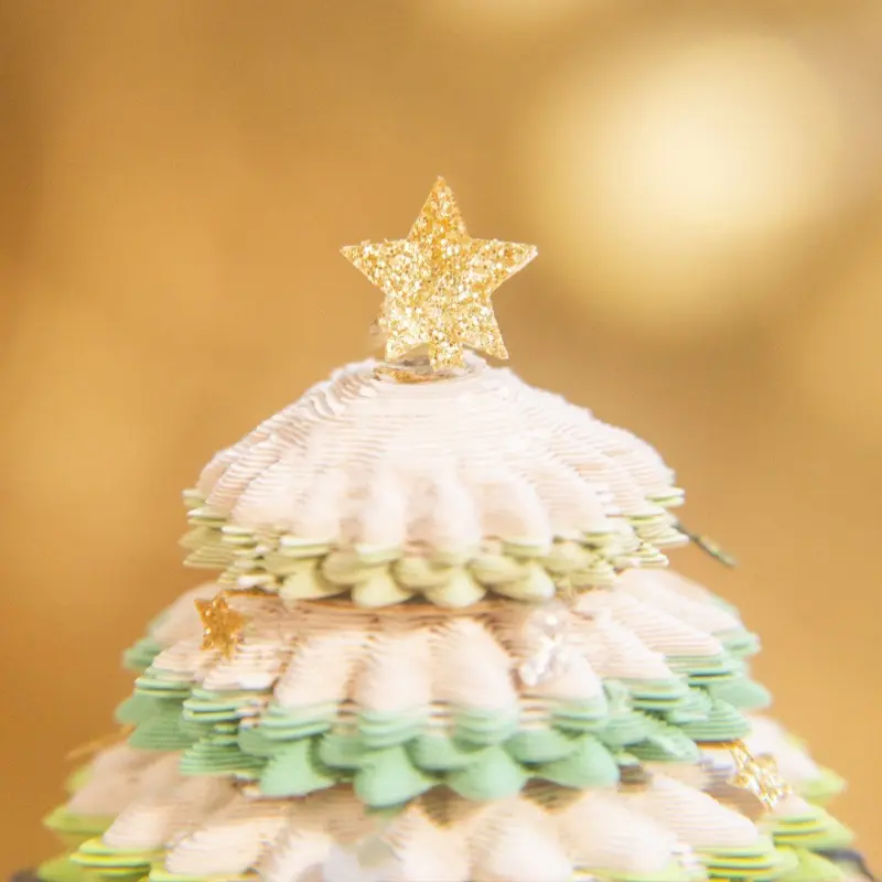 3D Christmas Tree 2025 Calendar Memo Pad Non-Sticky Note Pad Home Desktop Decor Holiday Birthday Gifts Art Paper Sculpture