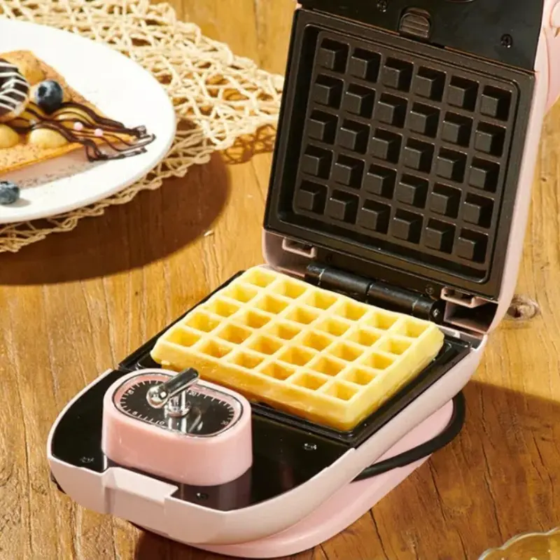 Electric Waffles Maker Iron Sandwich Maker Machine Bubble Egg Cake Oven Breakfast Waffle Machine 220V Portable Multifunctional