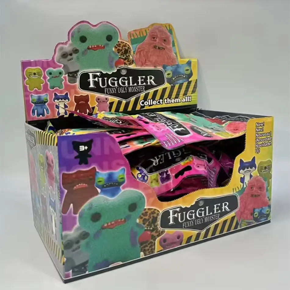 1-24pcs Fuggler Teeth Monster Series Blind Bags Funny Ugly Action Toy Creative Blind Collectible Model Cartoon Trendy Surprise