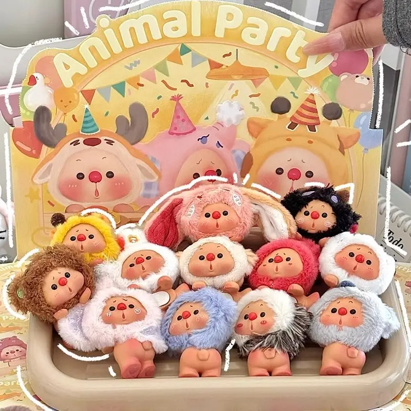 Authentic New Hipper Bear Cub Animal Series OYO Blind Box Cute Figure Cartoon Trendy Decorations Ornament Mystery Box Gift Toy
