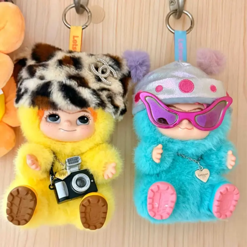 WAKUKU Mystery Plush Doll Blind Box - Fashion Hair Collectible Toy, Vinyl Face Handmade Gift for Party Lovers