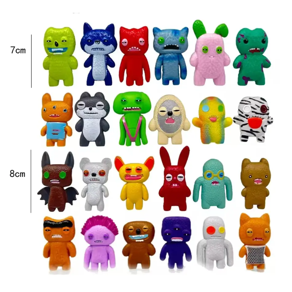 Original Fuggler Blind Bag Collectible Figures Funny Ugly Monster PVC Toys 6.5cm Backpack Pendant Doll Small Gift Wholesale toy