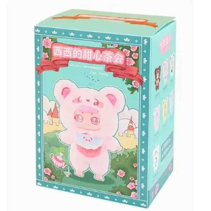 In Stock Crices Sweetheart Tea Party Series Blind Box Vinyl Dolls Plush Pendant Cute Action Anime Figure Kawaii Model Kids Toys