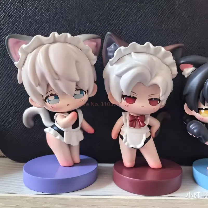 Love And Deepspace Anime Toy Xavier Zayne Rafayel Sylus Cute Dress Up Figurine Model Desktop Decoration Game Anime Peripherals