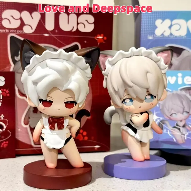 Love And Deepspace Anime Toy Xavier Zayne Rafayel Sylus Cute Dress Up Figurine Model Desktop Decoration Game Anime Peripherals