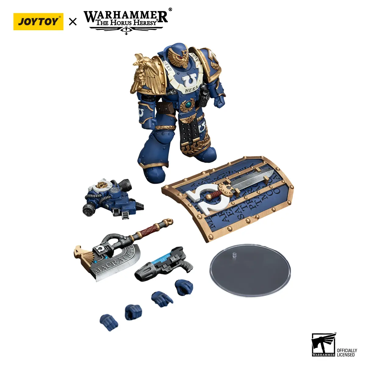 JOYTOY Warhammer 40K 1/18 Action Figure Ultramarines Invictarus Suzerain Squad Suzerain 3 Anime figures Toys Model