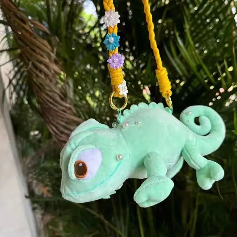 Pascal Rapunzel Chameleon Small Shoulder Bag Doll Shoulder Decor Kawaii Children Birthday Christmas Halloween Gifts Cute Doll