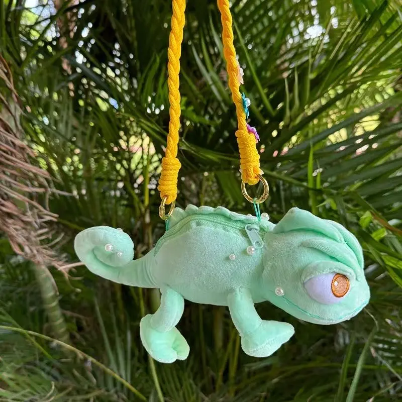 Pascal Rapunzel Chameleon Small Shoulder Bag Doll Shoulder Decor Kawaii Children Birthday Christmas Halloween Gifts Cute Doll