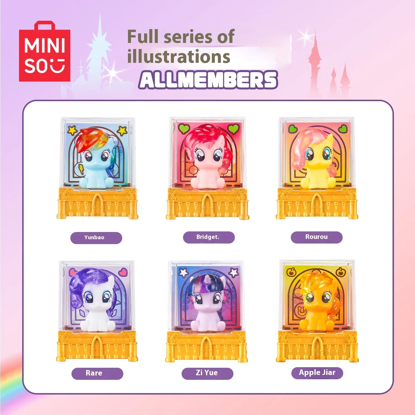 MINISO Fingertip Puppet Blind Box Cute Toy Collectible Trendy Gift for Kids And Collectors Decorative Trendy Blind Box Toy