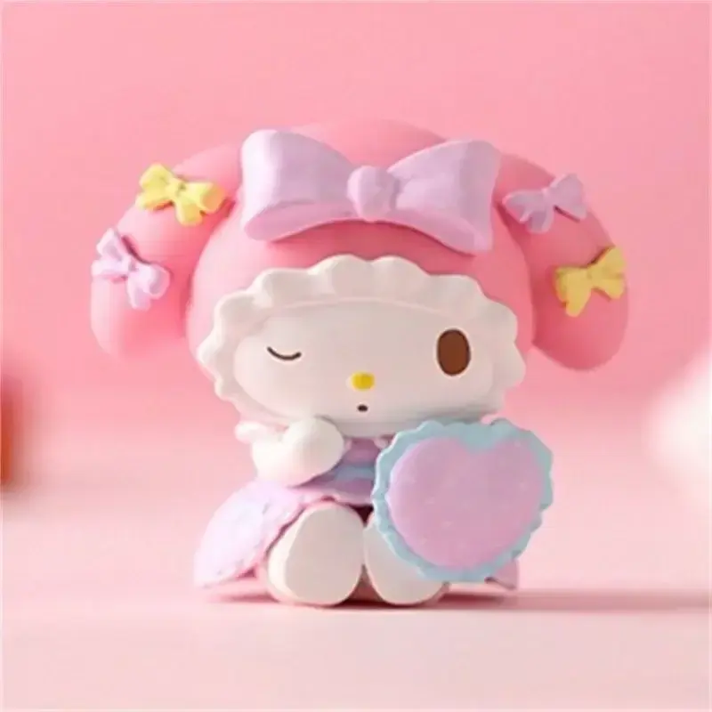 MINISO My Melody Secret Forest Tea Party Series Blind Box Guess Bag Mystery Box Toys Doll Cute Anime Figure Desktop Ornaments
