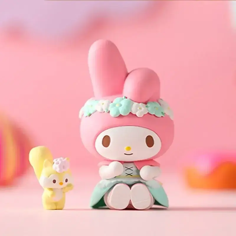 MINISO My Melody Secret Forest Tea Party Series Blind Box Guess Bag Mystery Box Toys Doll Cute Anime Figure Desktop Ornaments