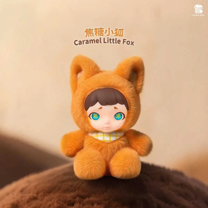 Laura Pet Dessert Shop Series Blind Box Vinyl Face Bag Pendant Doll Trendy Toy for Birthday Mystery Gift