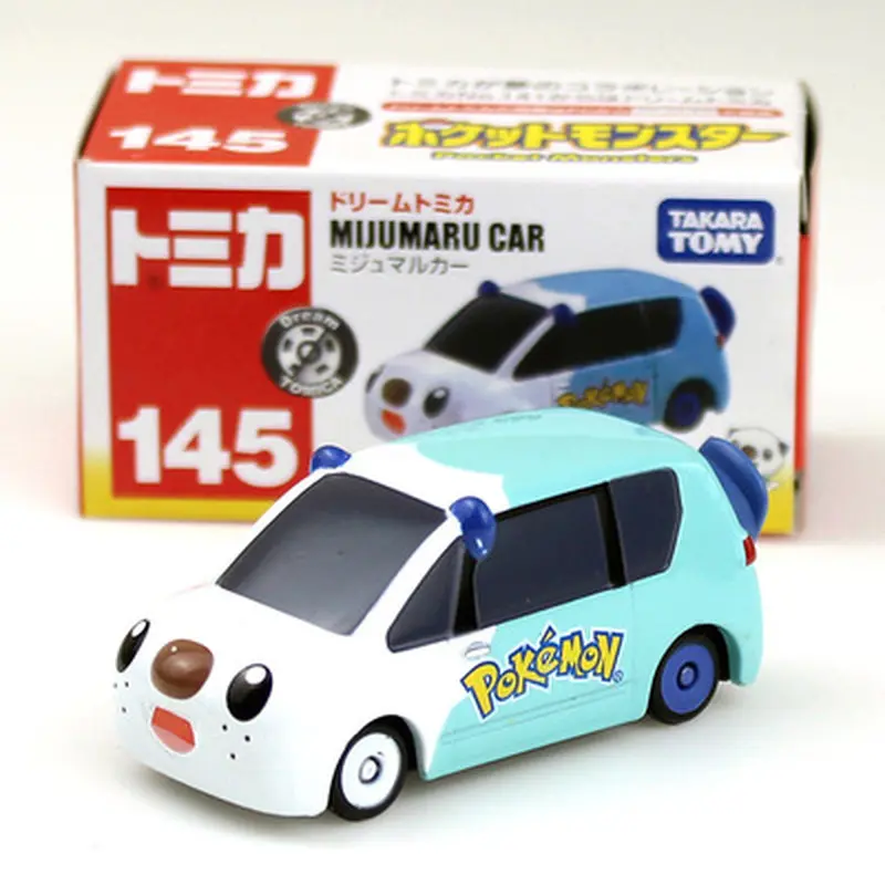 Spot Goods Takara Tomy Authentic Anime Alloy Car Pikachu Batman Model Collect Ornament Car Alloy Toys Motor Vehicle Kid Toy Gift