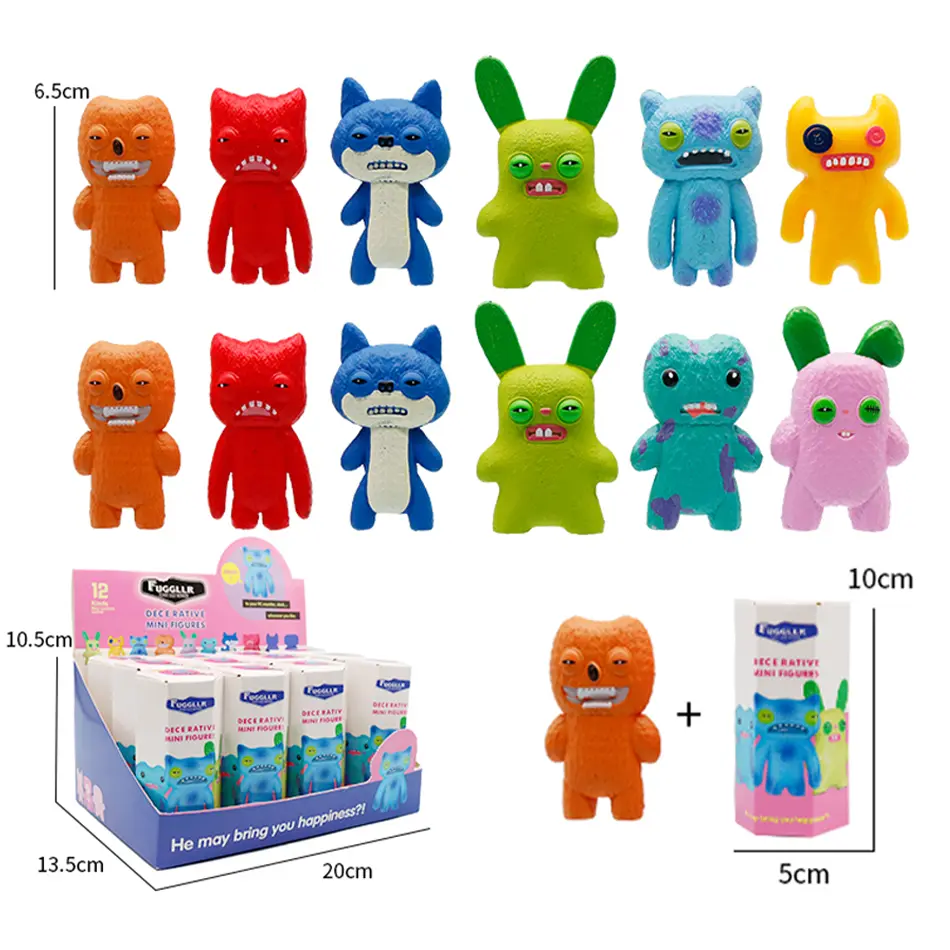 New Angel Fuggleres Blind Box Collectible Funny Ugly Monster Toys Action Figure Decoration Desktop Model Toy For Surprise Gift