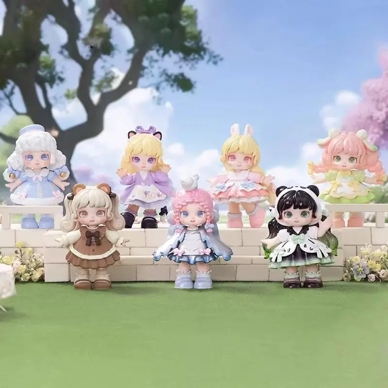 Genuine Miana Tea Party In The Forest Series Blind Box Kawaii Creative Handmade Doll Room Desktop Decoration Trendy Toy Gift