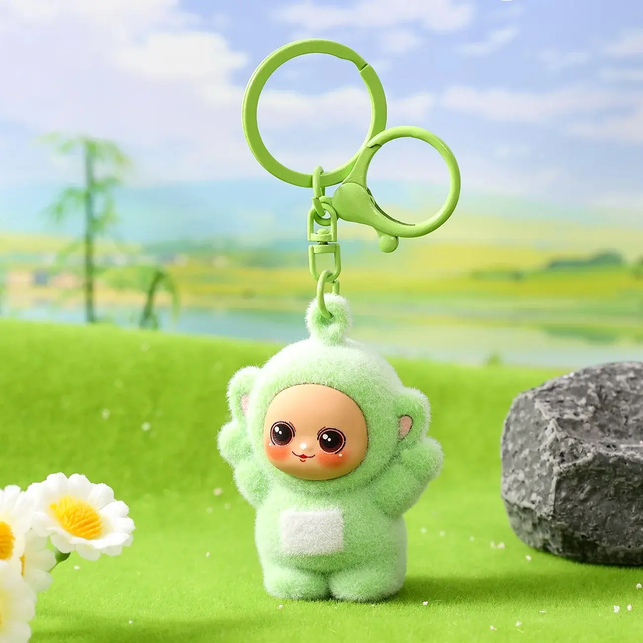 Four Color Baby Series Cartoon Keychains Small Pendants Trendy Children's Gifts Cute Dolls Couple Schoolbags And Pendants Toy