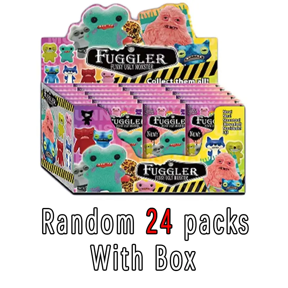New 24Pcs/Set Funk Teeth Treasure Cute Teeth Monster Series Blind Box Figure Ugly Cute Trendy Toys Plastic Toys Children's Gift