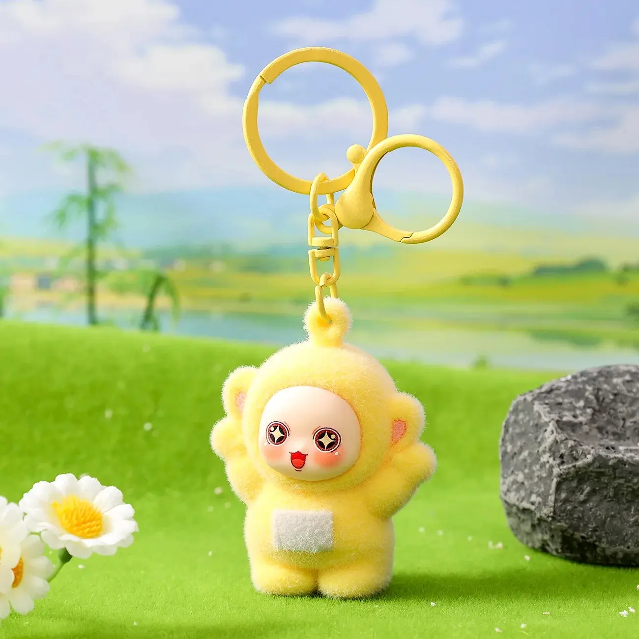 Four Color Baby Series Cartoon Keychains Small Pendants Trendy Children's Gifts Cute Dolls Couple Schoolbags And Pendants Toy