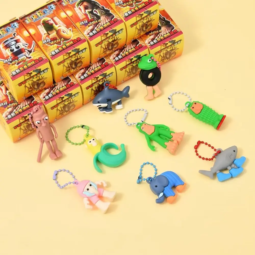24PCS Italian Brainrot Blind Box Toy Tungtungtung Sahur Tralarero Tralala Bombardinocrocodilo Figures Key Chain Birthday Gift