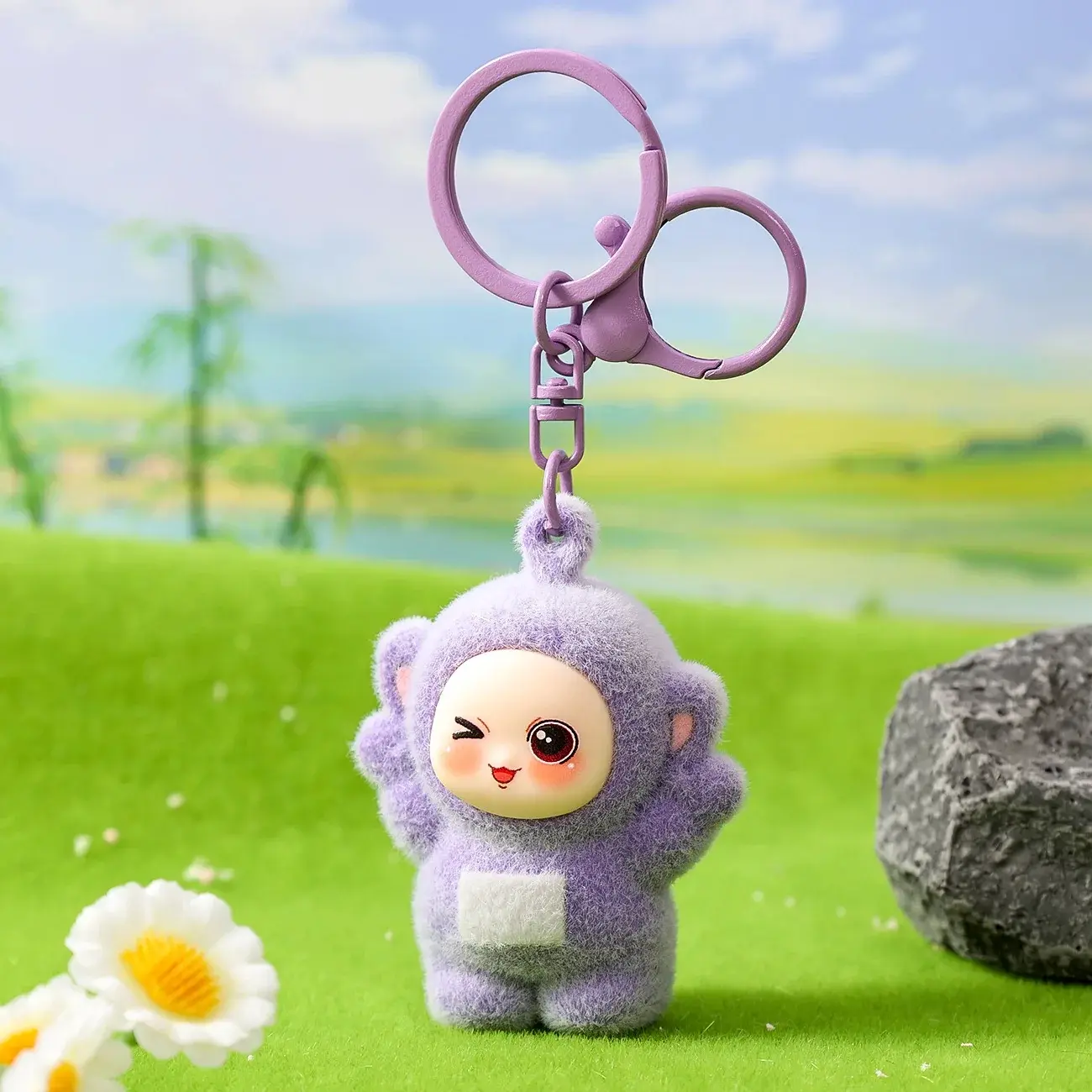 Four Color Baby Series Cartoon Keychains Small Pendants Trendy Children's Gifts Cute Dolls Couple Schoolbags And Pendants Toy