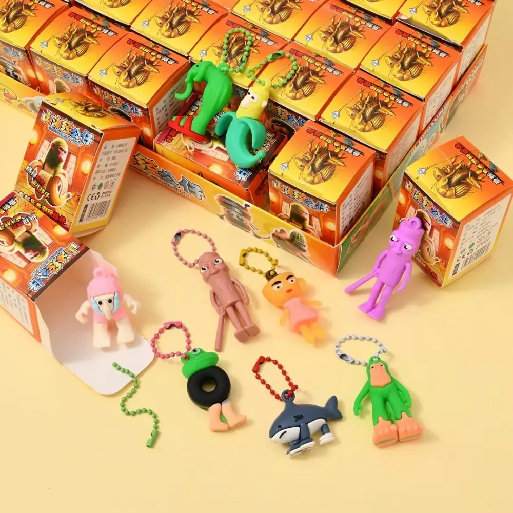 24PCS Italian Brainrot Blind Box Toy Tungtungtung Sahur Tralarero Tralala Bombardinocrocodilo Figures Key Chain Birthday Gift