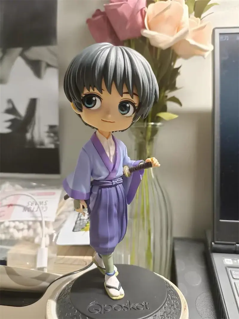 Bandai Genuine Bp Q Posket Qposket Rurouni Kenshin Meiji Swordsman Romantic Story Kenshin Himura Collection Figure Toys Gifts