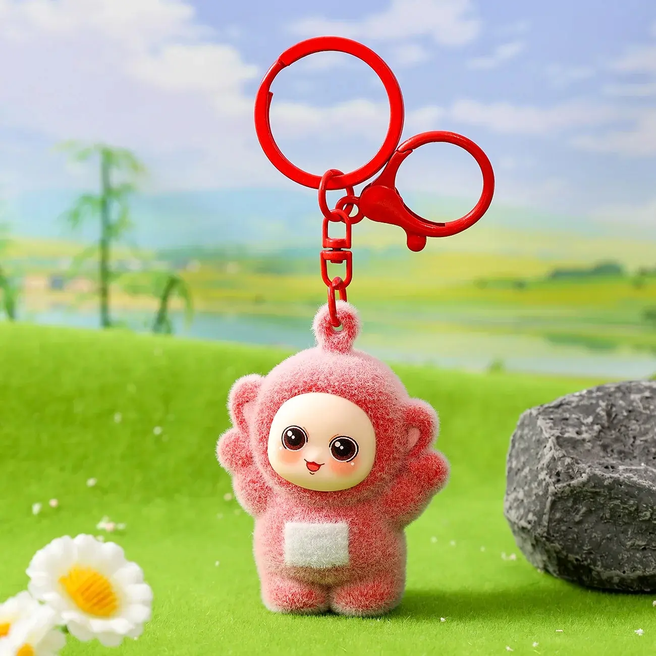 Four Color Baby Series Cartoon Keychains Small Pendants Trendy Children's Gifts Cute Dolls Couple Schoolbags And Pendants Toy