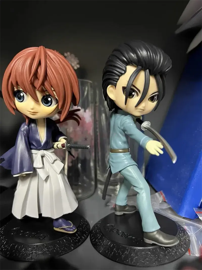 Bandai Genuine Bp Q Posket Qposket Rurouni Kenshin Meiji Swordsman Romantic Story Kenshin Himura Collection Figure Toys Gifts