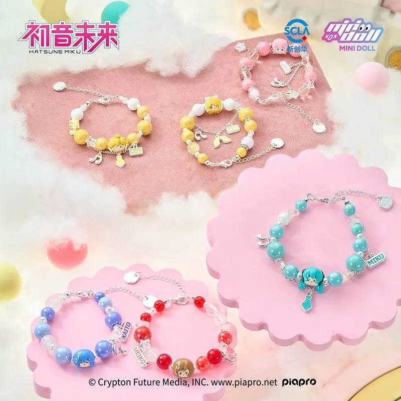 Hatsune Miku Wow Doll Character Derivative Toy Bracelet - Hand String Peripheral For Playground Second Round Collectible Gift