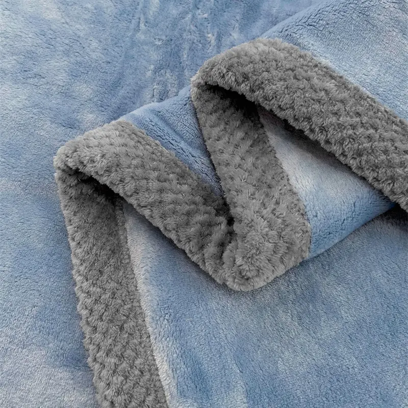 Plush Blanket Solid Color Thickened Blanket Lunch Break Blankets Warm Bed Sheet Milk Velvet New Solid Color Thick Blanket