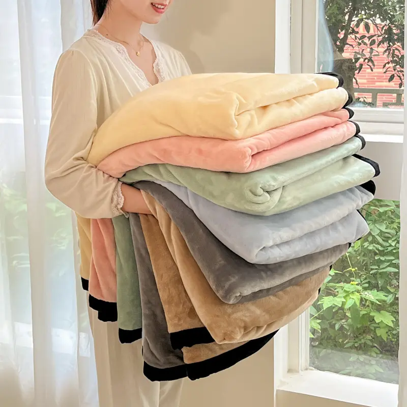 Cooling Blanket Summer Cool Quilt Air Conditioner Quilt For Bamboos Fiber Light And Thin Breathable Skin-friendly Milk Velvet