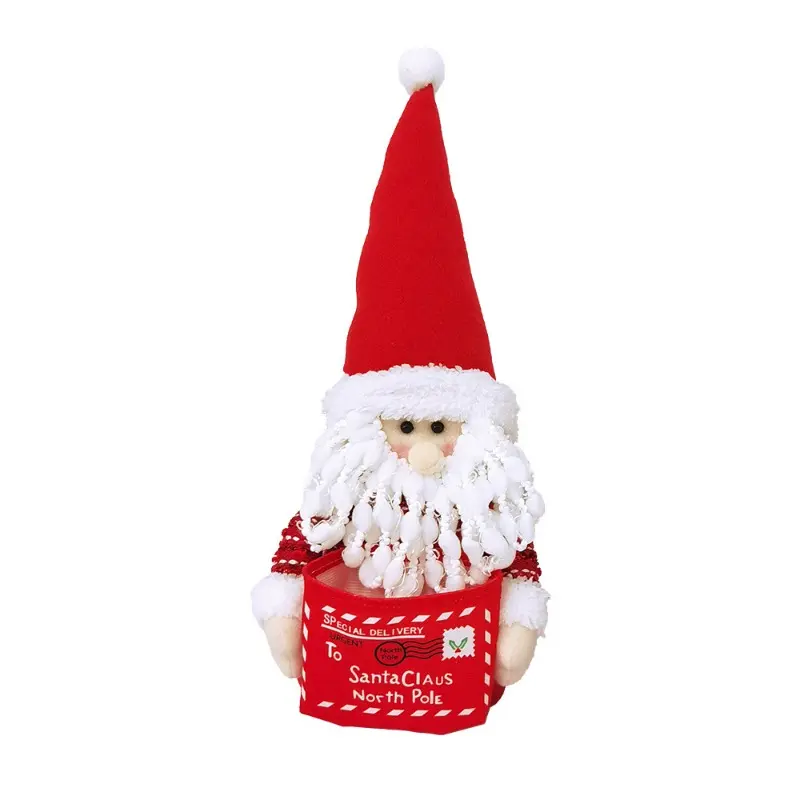 Christmas Gift Hug Small Storage Bag Santa Claus Cartoon Snowman New Christmas Doll Party Supplies Christmas