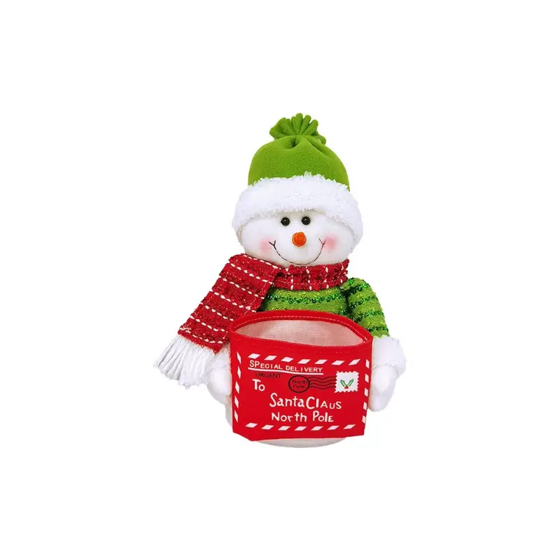 Christmas Gift Hug Small Storage Bag Santa Claus Cartoon Snowman New Christmas Doll Party Supplies Christmas