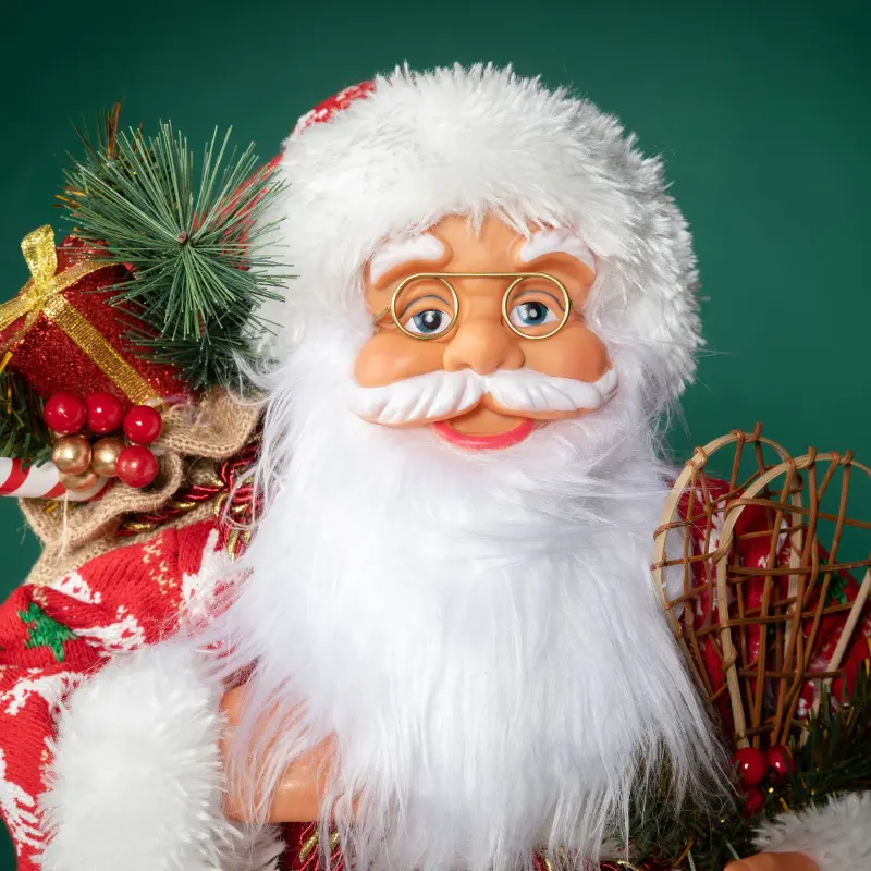 2024 Christmas Santa Claus Toy Ornaments Red Backpack Santa Claus Christmas Products Party Decorations Party Ornaments