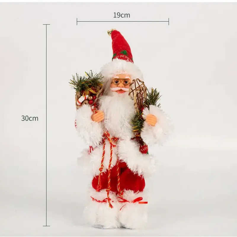 2024 Christmas Santa Claus Toy Ornaments Red Backpack Santa Claus Christmas Products Party Decorations Party Ornaments