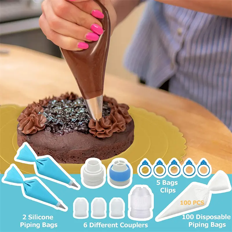 512pcs Cake Decorating Tools Kit Fondant Cake Decoration Tools Pastry Baking Utensils