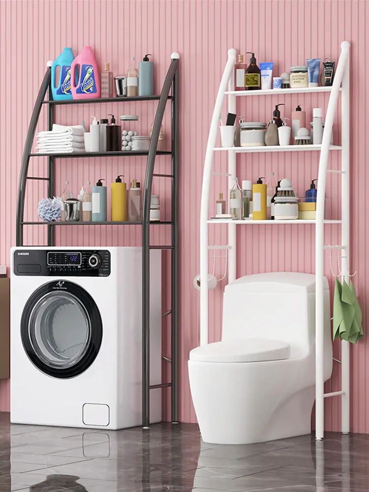 Household Multi Functional Bathroom Floor Storage Rack Bathroom Toiletstorage Rack Sailing Style Toilet Storage Rack Machine