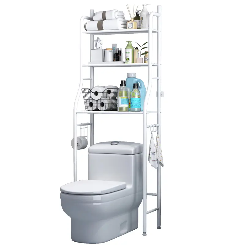 Household Multi Functional Bathroom Floor Storage Rack Bathroom Toiletstorage Rack Sailing Style Toilet Storage Rack Machine