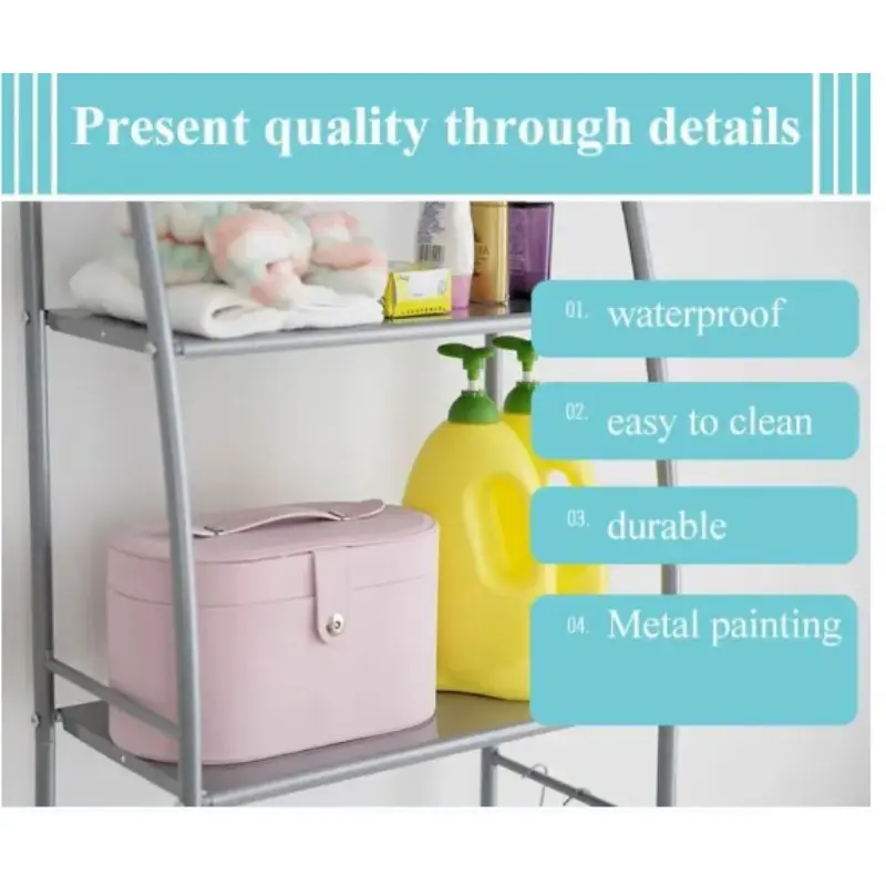 Household Multi Functional Bathroom Floor Storage Rack Bathroom Toiletstorage Rack Sailing Style Toilet Storage Rack Machine