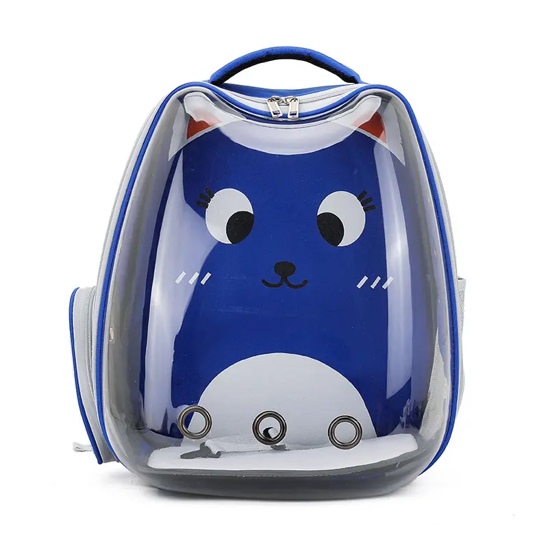 Pet Carrier Bag Portable Transparent Cat Backpack Outdoor Travel Breathable Backpack For Small Dogs Cat Large Space Carrying Bag