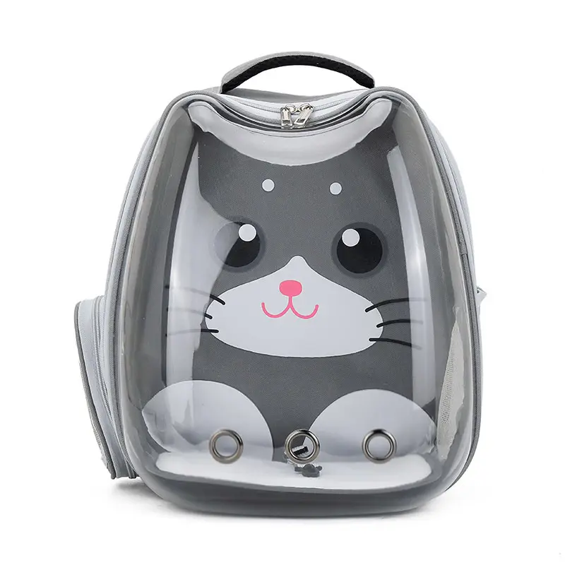 Pet Carrier Bag Portable Transparent Cat Backpack Outdoor Travel Breathable Backpack For Small Dogs Cat Large Space Carrying Bag